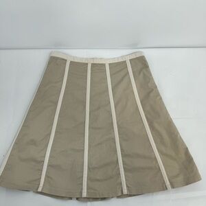Proenza Schouler For Target White Tan Skirt Womens  SIZE 5